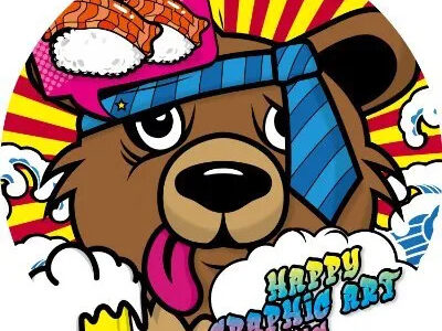 【グラフィックアート】KUMA SHIRUPOP|個性派デザインの世界